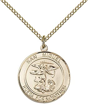 【中古】【輸入品・未使用】14カラットゴールドFilled San Miguel Arcangelペンダントwith 18?%ダブルクォーテ%ゴールドFilled Lite縁石チェーン。警察官の守護者/ EMTs 【中古】【輸入品・未使用】14カラットゴールドFilled San Miguel Arcangelペンダントwith 18?%ダブルクォーテ%ゴールドFilled Lite縁石チェーン。警察官の守護者/ EMTs