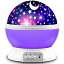 šۡ͢ʡ̤ѡNight Lighting Lamp [ 4 LED Beads%% 3 Model Light%% 4.9 FT(1.5 M) USB Cord ] Romantic Rotating Cosmos Star Sky Moon Projector%