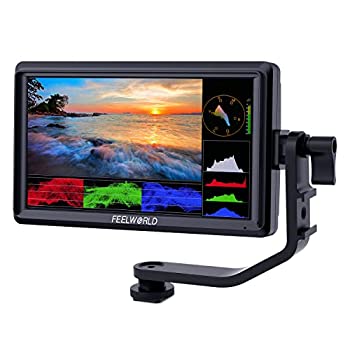 【中古】【輸入品・未使用】FEELWORLD FW568 5.5 inch DSLR Camera Field Monitor Video Peaking Focus Assist Small Full HD 1920x1080 IPS with 4K HDMI 8.4V DC Input Ou