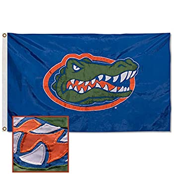 【中古】【輸入品・未使用】UF Gatorsナイロン刺繍フラグ