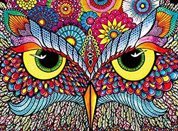 楽天スカイマーケットプラス【中古】【輸入品・未使用】[バッファローゲーム]Buffalo Games Owl Eyes Jigsaw Puzzle from the Vivid Collection 11706 [並行輸入品]