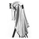 【中古】【輸入品・未使用】Movo crc03?extra-long防水雨コートfor DSLRカメラ、レンズ&三脚(メタリックグレー)