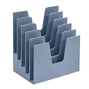 【中古】【輸入品・未使用】Acrimet 傾斜デスクファイルソーター ステップ 5セクション 高耐久 (ソリッドブルーカラー)