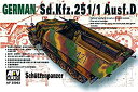 【中古】【輸入品・未使用】AFVクラブ 1/35 ドイツ軍 Sd.Kfz.251/1AusfD 装甲兵員車 プラモデル FV35063 その1