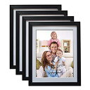 【中古】【輸入品 未使用】(04pcs 8x10) - Giftgarden Black 8x 10 Picture Frame Wall Decor for 20cm by 25cm Photo Set of 4