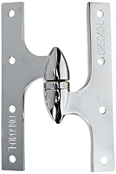 【中古】【輸入品・未使用】Deltana ok6040b-l 6?%ダブルクォーテ% x 4?%ダブルクォーテ%ソリッド真鍮Left HandオリーブKnuckleヒンジwithボールBe、 OK6040B26-L 1