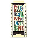 【中古】【輸入品・未使用】804 Pease To All Who Enter Here ドアノッカー