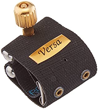 Rovner V-1RXS Ligature with Cap for Hard Rubber X-Small Soprano Sax - Gold Fittings by Rovner