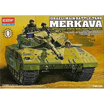 【中古】【輸入品・未使用】アカデミー プラスチックモデルキット 1/48 イスラエル主戦戦車 メルカバ (#13005)