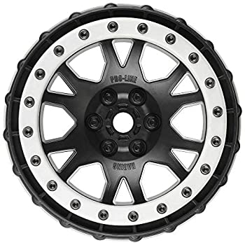 【中古】【輸入品・未使用】Proline Impulse Pro-loc Black Wheels W/grey Ring Xmaxx F/r