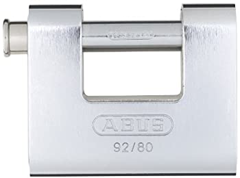 【中古】【輸入品・未使用】ABUS 92/80 KD All Weather Solid Brass with Steel Jacket Monoblock Keyed Different Padlock by ABUS