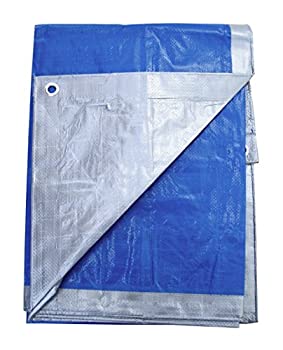 【中古】【輸入品・未使用】12? x 32? シルバー&ブルーリバーシブルプレミアムTarp