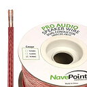 【中古】【輸入品・未使用】NavePoint 100フィート 壁 オーディオ スピーカー ケーブル ワイヤー CL2 16/2 AWG ゲージ 2コンダクター ...