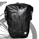 【中古】【輸入品・未使用】Rhinowalk 自転車 パニアバッグ リアバッグ サイドバッグ バイク 防水 大容量 軽い 収納力 (ブラック)