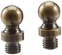 【中古】【輸入品・未使用】Baldwin 1080050iボールチップヒンジ、アンティーク真鍮