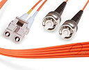 【中古】【輸入品・未使用】FiberCablesDirect - 55M OM1 LC ST ファイバーパッチケーブル | 1Gb デュプレックス 62.5/1...