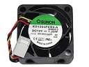 【中古】【輸入品・未使用】4cm 12V 1.20W 3線クーリングファン KD1204PKBX-A(2)