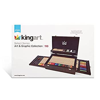 KINGART 130 Select Series Graphic Collection%カンマ% Set of 110 Art Set%カンマ% Assorted