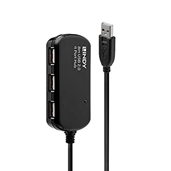 yÁzyAiEgpzLINDY 8 Meter USB 2.0 Active Extension Pro 4 Port Hub (42781) by LINDY