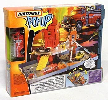 【中古】【輸入品・未使用】Matchbox Pop Up Adventure Set -- Fire Station