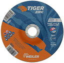 【中古】【輸入品・未使用】Weiler 58022 6 x 0.045 Tiger Zirc Type 27 Thin Cutting Wheel%カンマ% Z60T%カンマ% 7/8 A.H. (Pack of 25) by Weiler