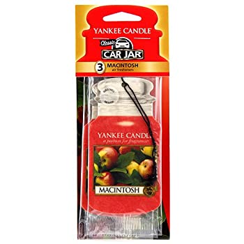 【中古】【輸入品・未使用】Yankee Candle Car Jar Car Air Freshener-MACINTOSH CAR FRESHENER (並行輸入品)