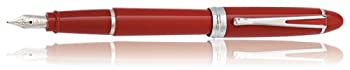 【中古】【輸入品・未使用】Aurora Ipsilon Deluxe Red Fountain Pen 14Karat Gold Nib Broad