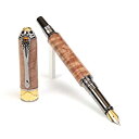 【中古】【輸入品・未使用】Art Deco万年筆???ブラックチタニウムand 22?ktゴールド???Pyinma(3)
