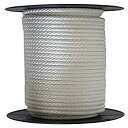 【中古】【輸入品・未使用】アンカーロープドックライン1?/ 2?%ダブルクォーテ% x 300?' Braided 100?%ナイロンホワイトMade in U...
