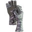 šۡ͢ʡ̤ѡ(Medium%% Grey Water Camo) - Fish Monkey UPF 50 Sun Protection Half Finger Guide Glove