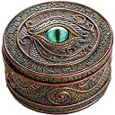 【中古】【輸入品・未使用】Pacific Giftware ドラゴンの目 ミスティカル小物入れ ファンタジードラゴンコレクション 直径3.75インチ
