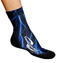 【中古】【輸入品・未使用】サンドソックスクラシックハイトップネオプレンAthletic Socks???Blue Lightning M