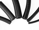 【中古】【輸入品・未使用】Corrugated柔軟なポリプロピレンnon-slitルームワイヤコンジット???100?ft???ブラック 0.25%ダブルクォーテ% (1/4%ダブルクォーテ%) WL-BK-NS-025-100
