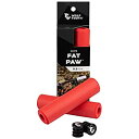 【中古】【輸入品・未使用】Wolf Tooth Components Fat Paw Grips レッド