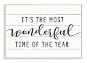【中古】【輸入品・未使用】The Stupell Home Decor Collection 「Holiday Most Wonderful Time of T...