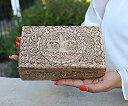 【中古】【輸入品・未使用】(Large%カンマ% Tree Of Life) - KayJayStyles Hand Carved Tree Of Life W...