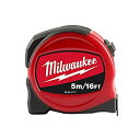 【中古】【輸入品・未使用】Milwaukee 48227717 スリムラインテープメジャー 5m/16フィート (幅25mm)