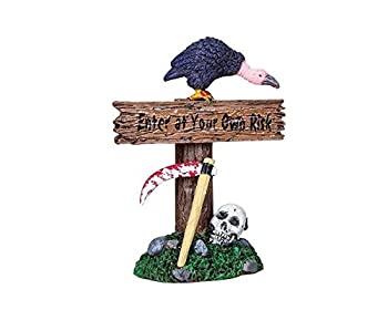 【中古】【輸入品・未使用】Lemax Spooky Town Reaper 's Sign # 84757