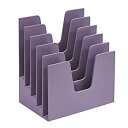 【中古】【輸入品・未使用】Acrimet 傾斜デスクファイルソーター ステップ5セクション 高耐久 (ソリッドパープルカラー)