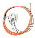 【中古】【輸入品・未使用】Ultra Spec Cables 6ストランド マルチモード OM1 62.5/125 SC-UPC ファイバーピグテール 1メート...