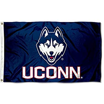 【中古】【輸入品・未使用】Uconn Large 3?X 5?Collegeフラグ