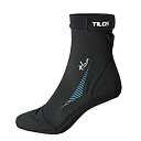 【中古】【輸入品・未使用】Tilos 2.5mm Sports Skin Sock Black - 3XL Size 15 or Larger by Tilos