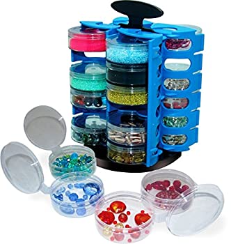 【中古】【輸入品・未使用】Spinning Table Top Bead Organizer w/ Free Sort Tray (Web Only Special) by Tidy Crafts