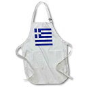 【中古】【輸入品・未使用】Apr 4562フラグ???ギリシャフラグ???エプロン Black-Full apr_4562_4(3)