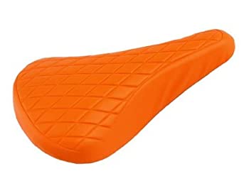 【中古】【輸入品・未使用】Vinyl Saddle Diamond 702 Orange. Bike seat%カンマ% bicycle seat%カンマ..