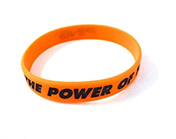 【中古】【輸入品・未使用】Ping ’The Power of 10’ オレンジ/ブラックリストバンド/ブレスレット