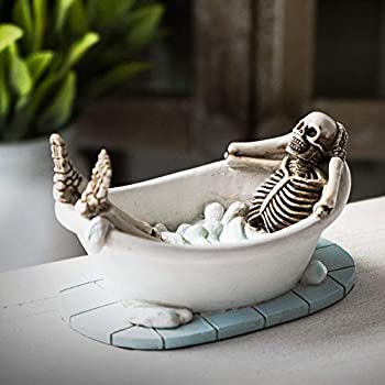 【中古】【輸入品・未使用】Pacific Giftware Life After Death Skull in The Bath Tub After Life コレクション ホームインテリア 樹脂フィギュア