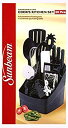 【中古】【輸入品・未使用】Sunbeam 25-Piece Cook's Tool Set%カンマ% Black by Robinson