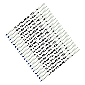 【中古】【輸入品・未使用】Schmidt 635 Mini D1 リフィル20個パック ブルー
