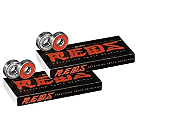 【中古】【輸入品・未使用】Bones Bearings Reds Bearings (2 x 8 Pack) by Bones Bearings